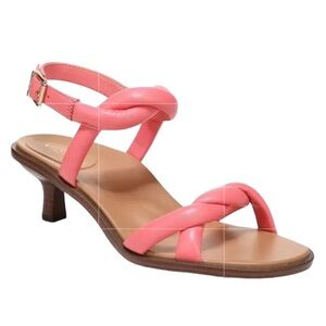 NEW VIONIC Women's Angelica Slingback Sandal Puffy Twist Straps Pink Size 8